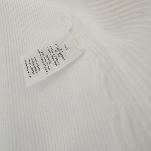 ANTHROPOLOGIE DOLAN Eyelet Ruffle-Sleeve White Sweater - Picture 7 of 9